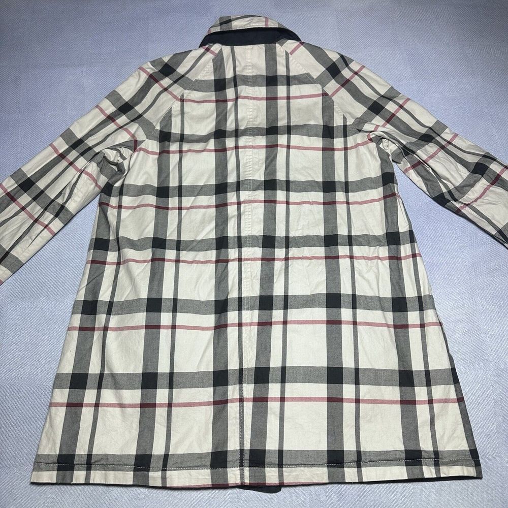 Pendleton Reversible Plaid Check & Black‎ Long Button Jacket Women's Size M/L - Picture 4 of 13